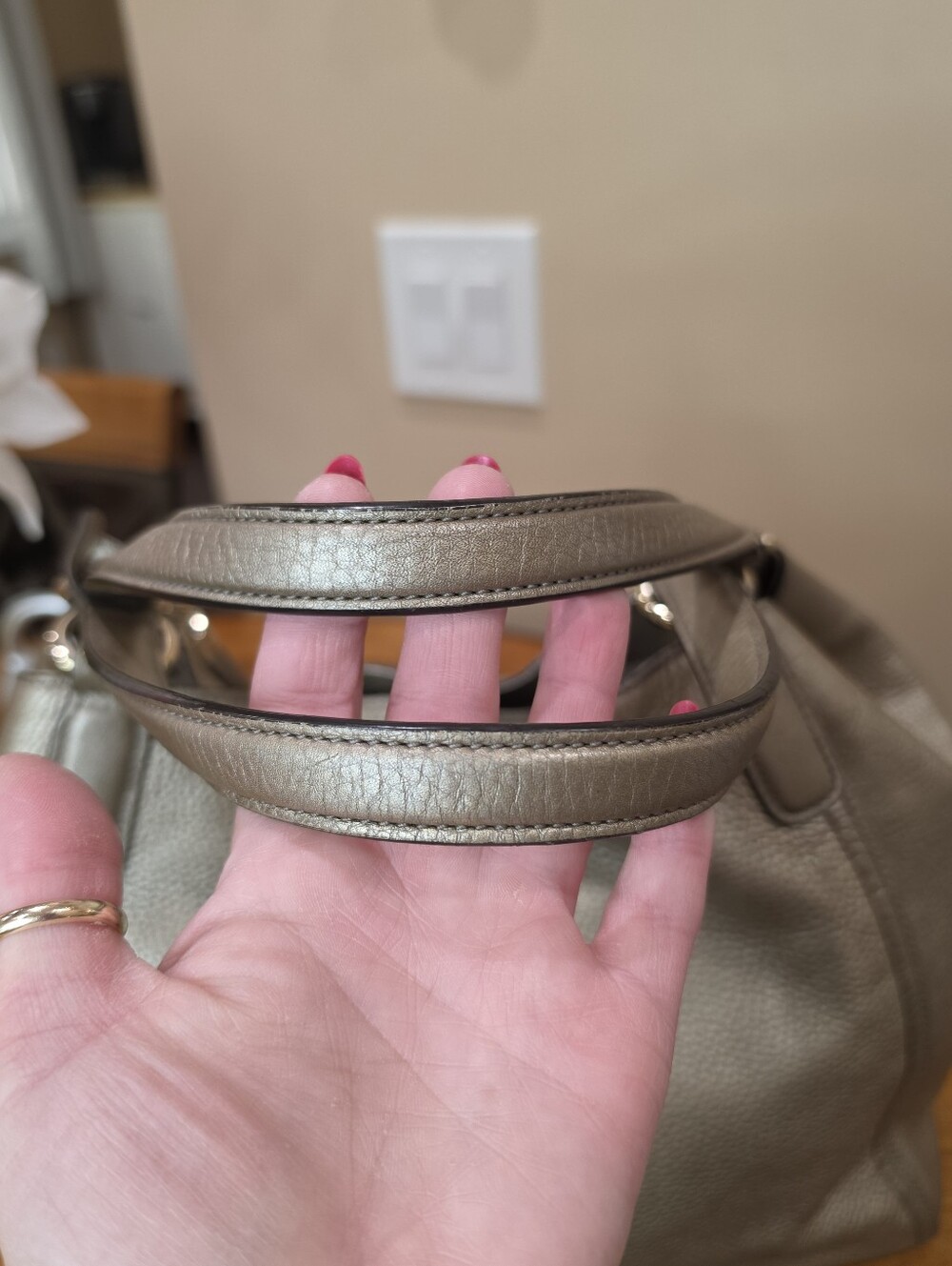 Gucci Soho Hobo Pewter With Matching Zip Around Wallet - Picture 13 of 16
